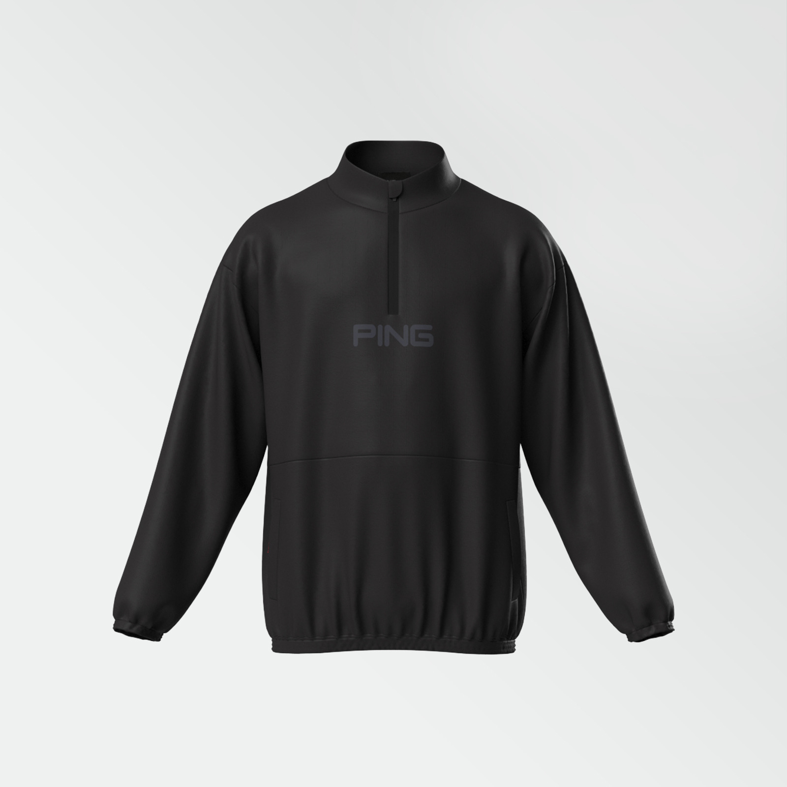 【PING APPAREL】全方向ストレッチリップストップフルジップ中綿　新品 PING×AddElm＞ストレッチクロスハーフジップブルゾン