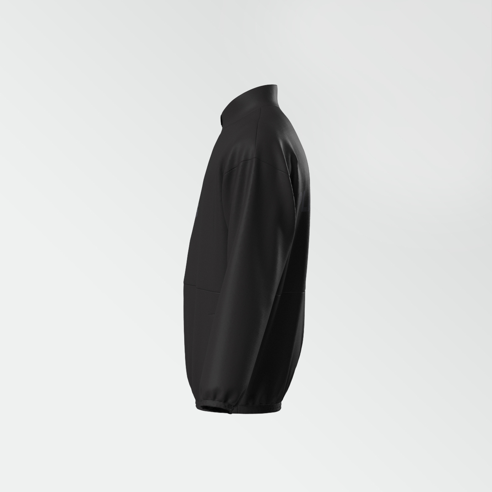 フルジップブルゾン　ブラック Deuxieme Classe（ドゥーズィエムクラス）の「ナイロン フルジップ