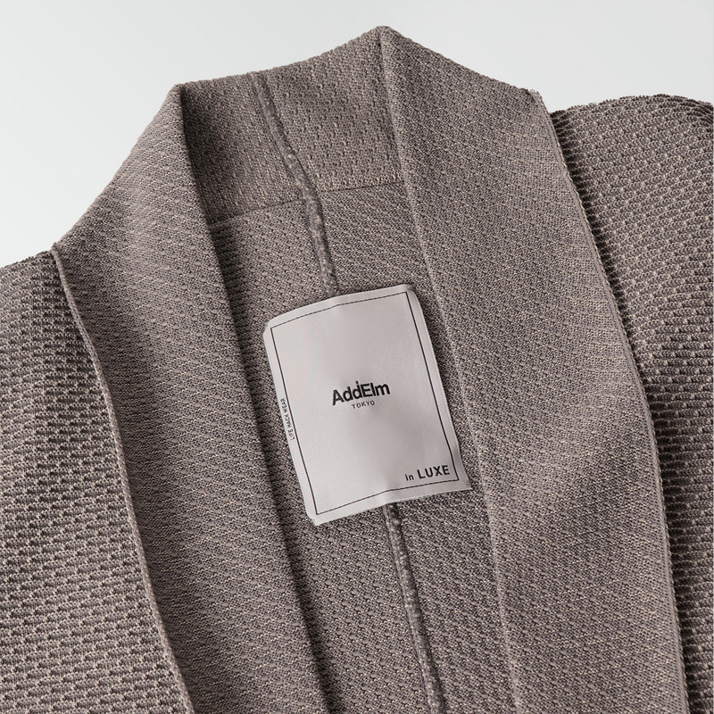 KNITTING LONG CARDIGAN 詳細画像 グレー 3