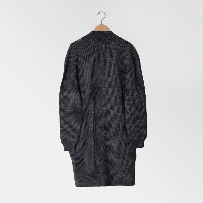 KNITTING LONG CARDIGAN 詳細画像 インディゴ 2