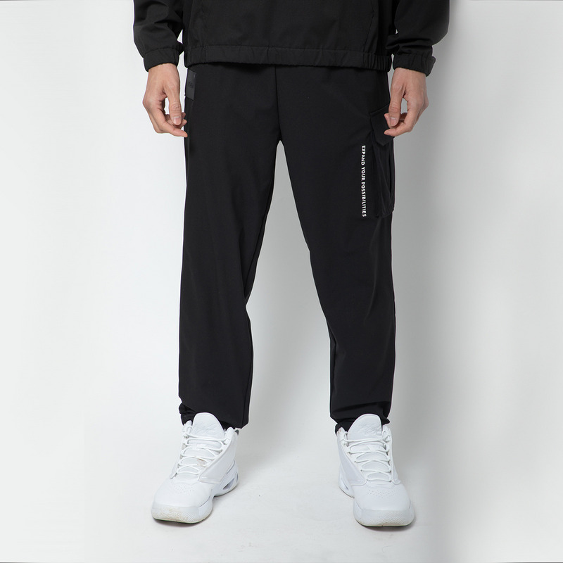 LIGHT WOVEN EASY CARGO PANTS 詳細画像 ブラック 2