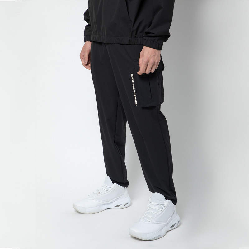 LIGHT WOVEN EASY CARGO PANTS 詳細画像 ブラック 4