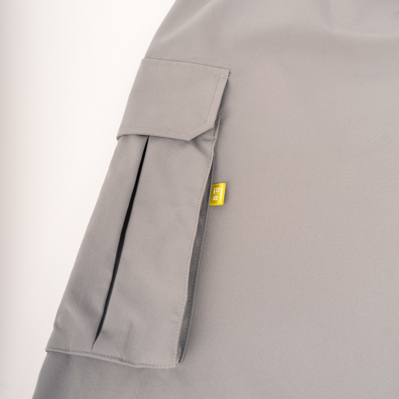 LIGHT WOVEN EASY CARGO PANTS 詳細画像 グレー 11