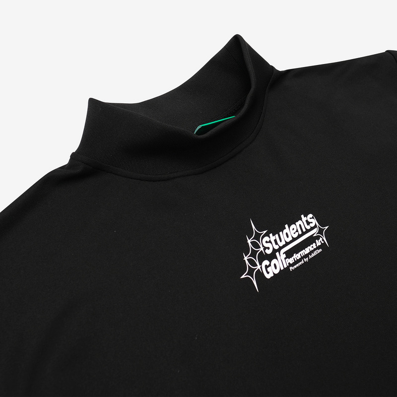【 AddElm×Students Golf 】CSAG PERFORMANCE ART MOCK NECK 詳細画像 ブラック 3