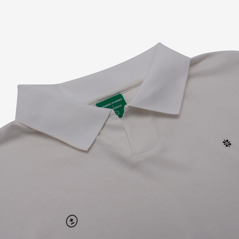 【 AddElm×Students Golf 】CSAG SKIPPER POLO 詳細画像 ホワイト 3
