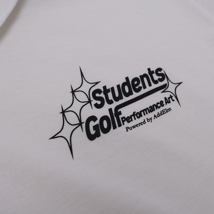 【 AddElm×Students Golf 】CSAG PERFORMANCE ART POLO 詳細画像