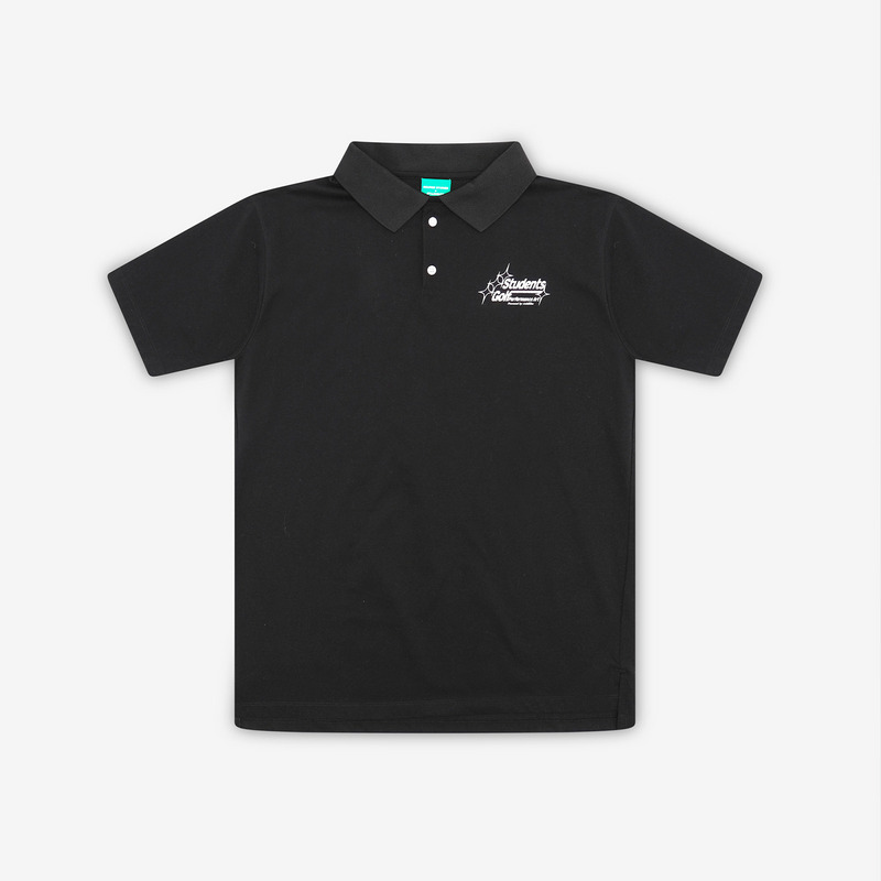 【 AddElm×Students Golf 】CSAG PERFORMANCE ART POLO 詳細画像 ブラック 1