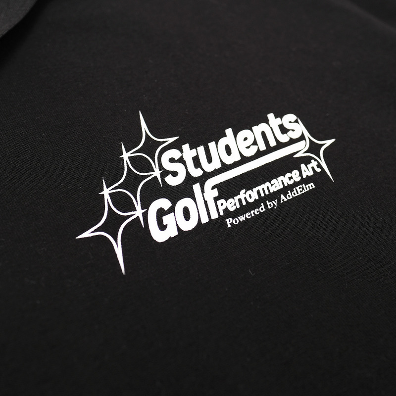 【 AddElm×Students Golf 】CSAG PERFORMANCE ART POLO 詳細画像 ブラック 4