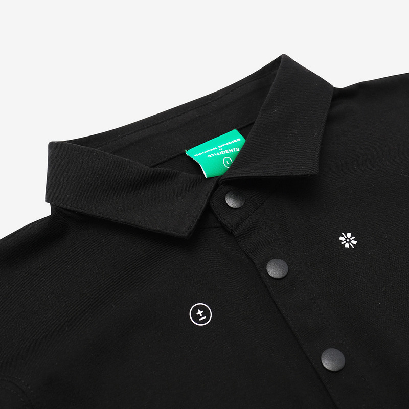 【 AddElm×Students Golf 】CSAG LOOSE BOX POLO 詳細画像 ブラック 3