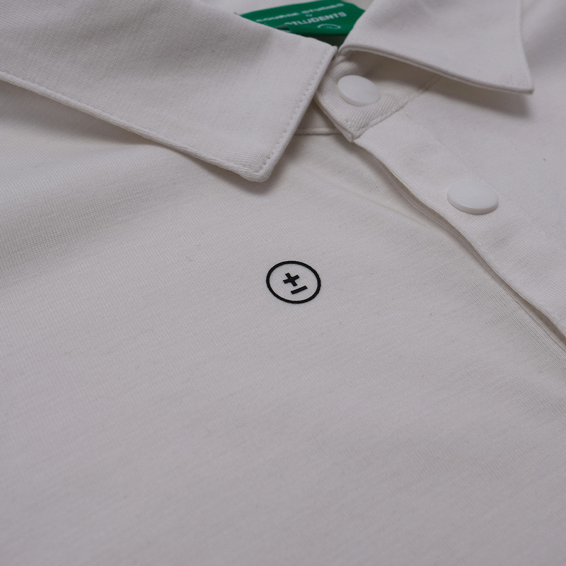 【 AddElm×Students Golf 】CSAG LOOSE BOX POLO 詳細画像 ホワイト 4