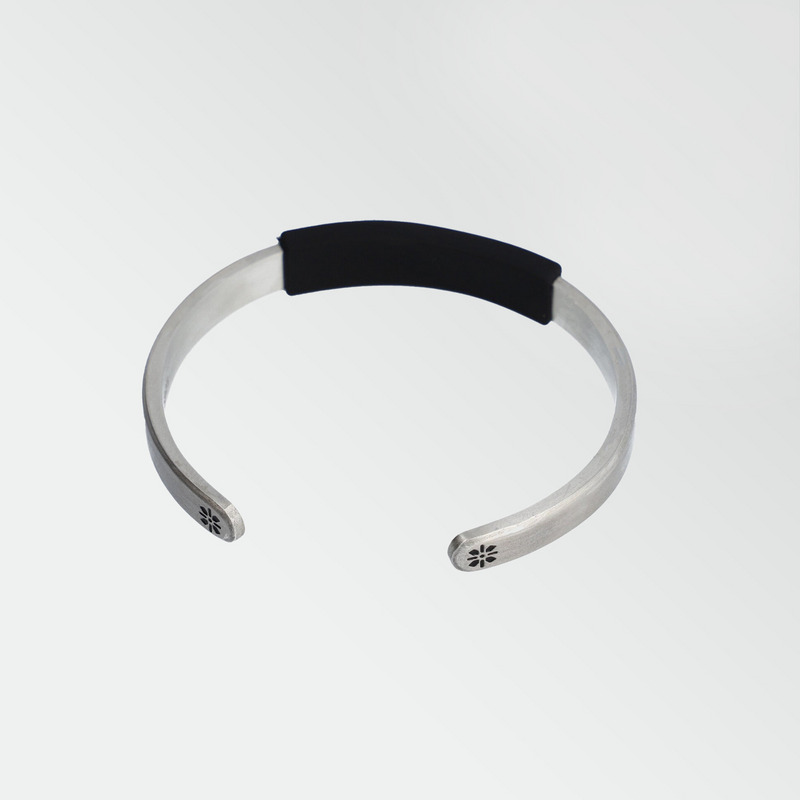 【父の日ギフト対象】SILVER BANGLE 詳細画像 ブラック 2