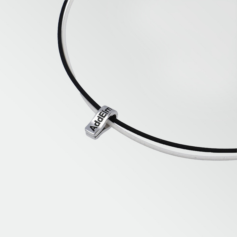 SILVER NECKLACE 詳細画像 ブラック＆ホワイト 6