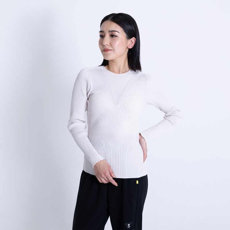 WG CURVE LONG SLEEVE 詳細画像 アイボリー 3