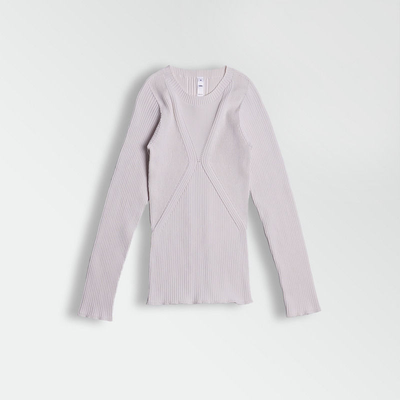 WG CURVE LONG SLEEVE 詳細画像 アイボリー 7