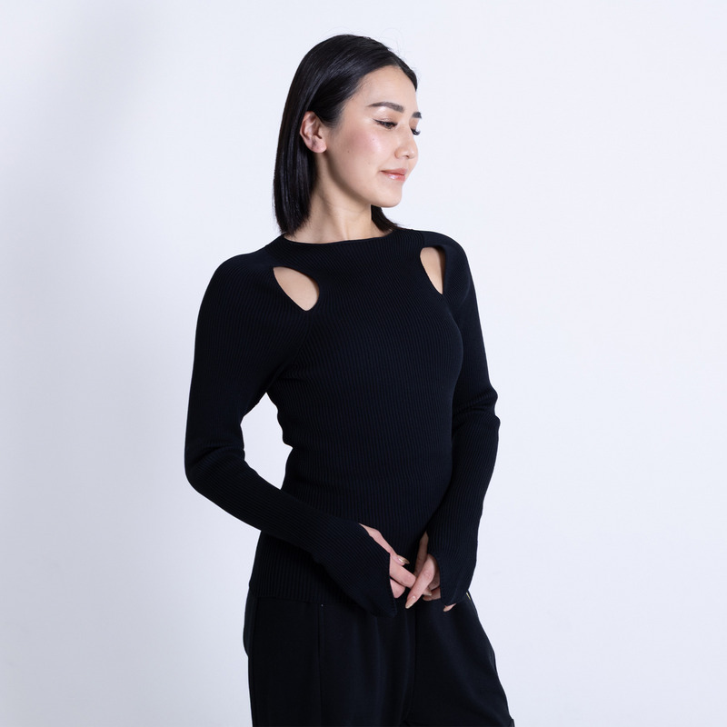 WG CREVICE LONG SLEEVE 詳細画像 ブラック 2