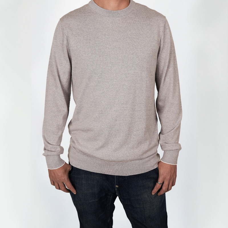 MERINO WOOL SWEATER 詳細画像 グレー 1