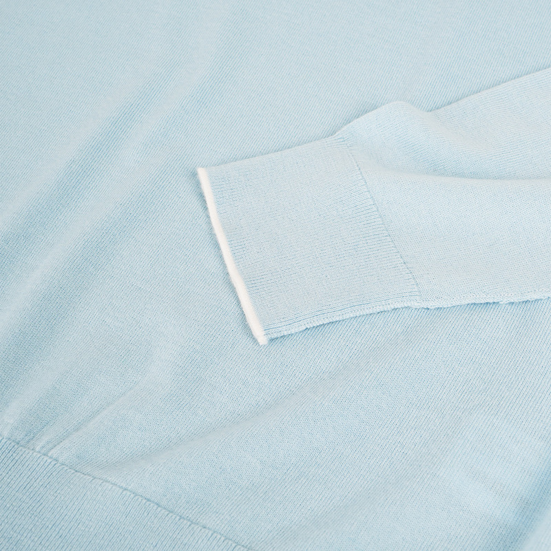 MERINO WOOL SWEATER 詳細画像 ブルー 4