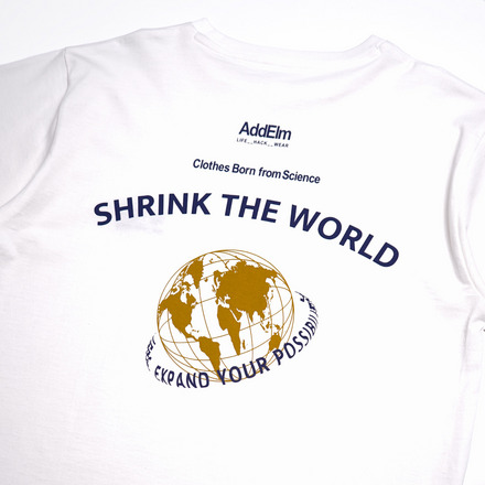 SHRINK THE WORLD TEE 詳細画像