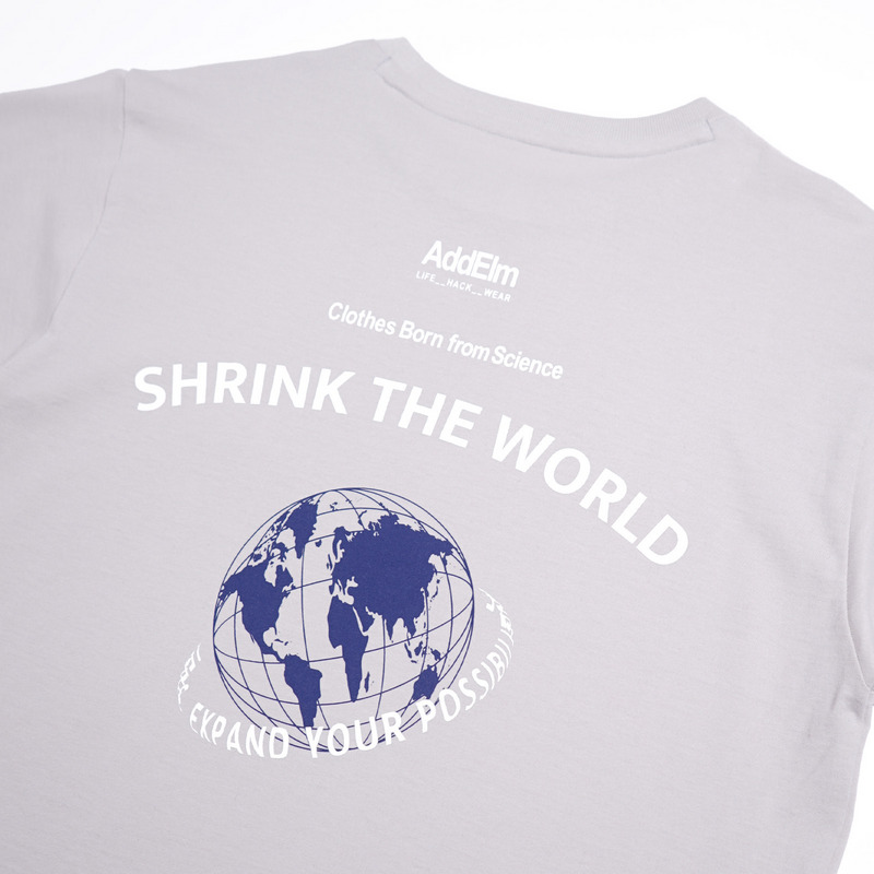 SHRINK THE WORLD TEE 詳細画像 グレー 7