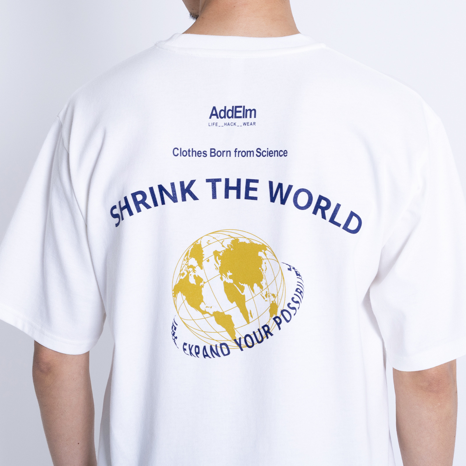 SHRINK THE WORLD TEE｜AddElm（アドエルム）｜公式オンラインストア