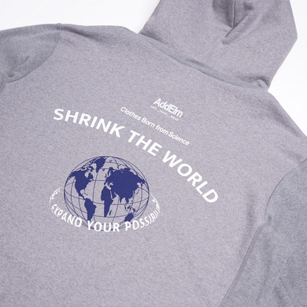 SHRINK THE WORLD HOODIE 詳細画像