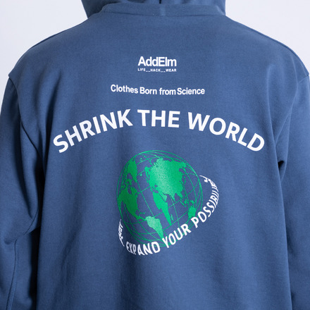 SHRINK THE WORLD HOODIE 詳細画像