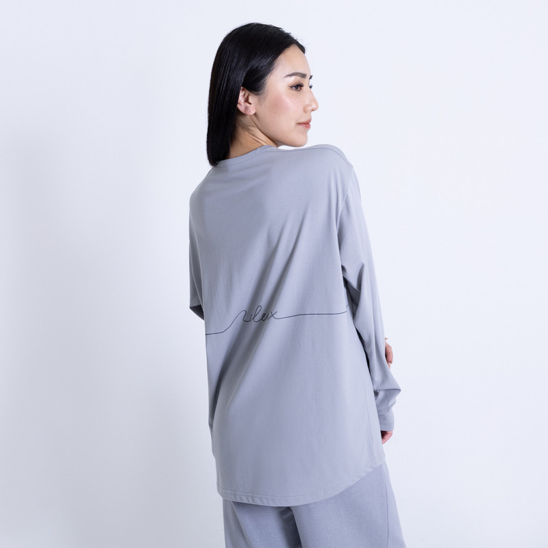 【予約商品】FIRST CLASS LONG SLEEVE TEE 詳細画像 グレー 4
