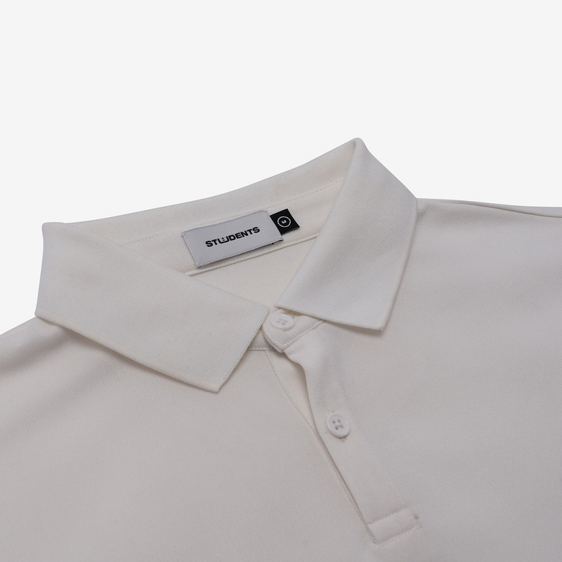 【 AddElm×Students Golf 】PHYSICS S/S POLO SHIRT#1 詳細画像 ホワイト 3
