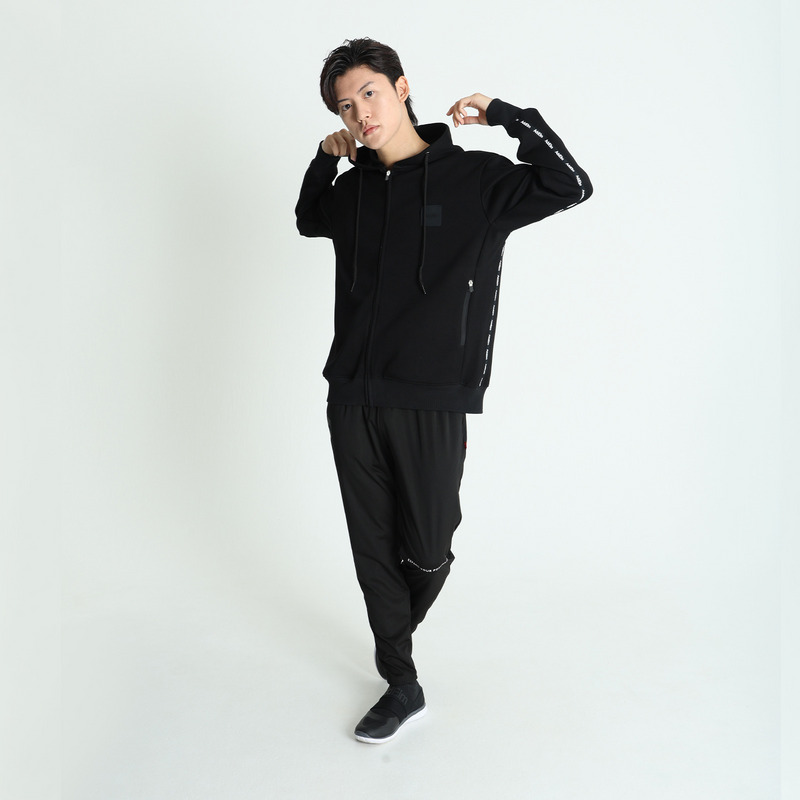 【プレミアム生産方式】PREMIUM SWEAT FULL ZIP PARKER 詳細画像 BLK 3