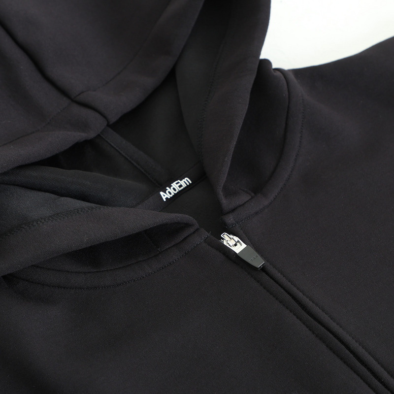 【プレミアム生産方式】PREMIUM SWEAT FULL ZIP PARKER 詳細画像 BLK 6