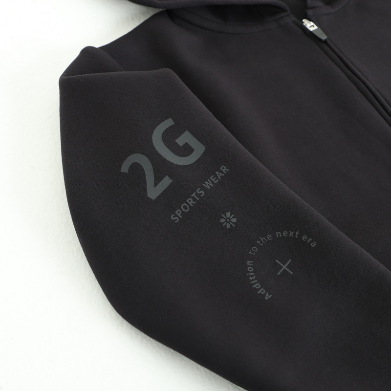 【プレミアム生産方式】PREMIUM SWEAT FULL ZIP PARKER 詳細画像 BLK 7